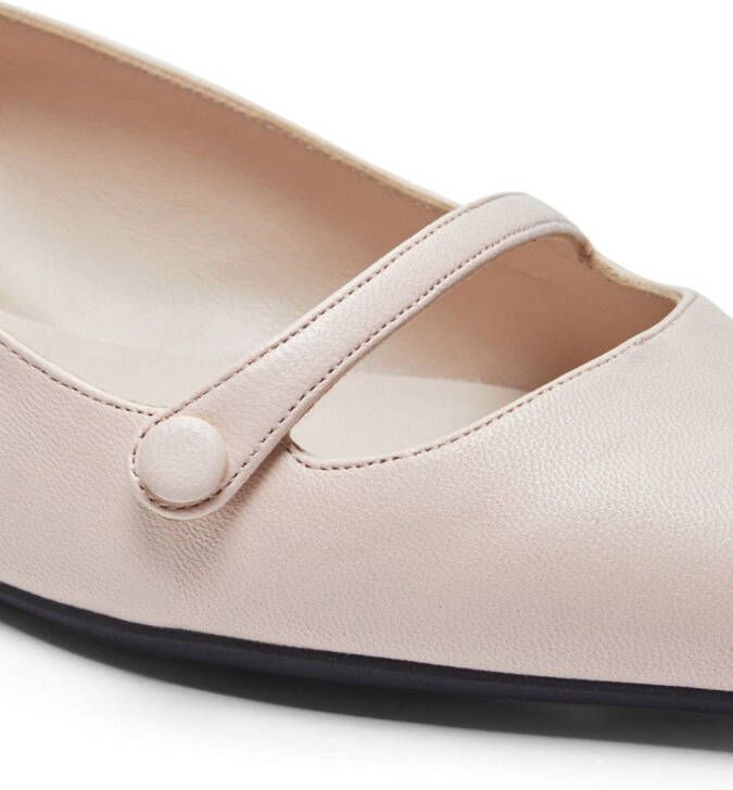 Nº21 Ballerina's met puntige neus Beige