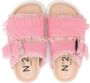 Nº21 Kids Sandalen met geborduurd logo Roze - Thumbnail 3