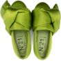 Nº21 Kids Ballerina's met strikdetail Groen - Thumbnail 3