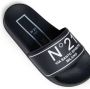Nº21 Kids Slippers met logoprint Zwart - Thumbnail 4