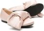 Nº21 Kids Satijnen ballerina's met strikdetail Beige - Thumbnail 2