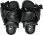 Nº21 Kids Gewatteerde slippers met gedraaid detail Zwart - Thumbnail 3