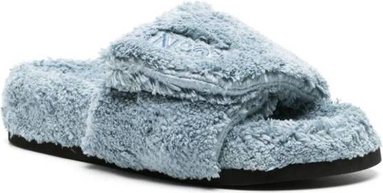 Nº21 Slippers van badstof Blauw