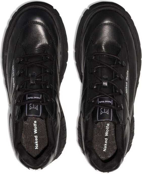 NAKED WOLFE Sporty chunky sneakers Zwart