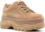 NAKED WOLFE Sporty sneakers met plateauzool Beige - Thumbnail 2