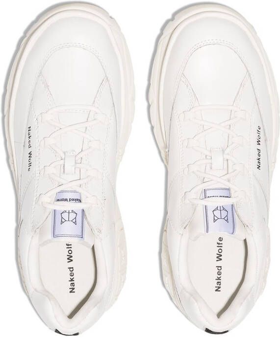 NAKED WOLFE Sporty sneakers Wit
