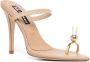 Natasha Zinko Leren sandalen Beige - Thumbnail 2