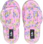 Natasha Zinko Slippers met geborduurde bloemen Roze - Thumbnail 4