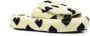 Natasha Zinko Slippers met hartprint Geel - Thumbnail 2