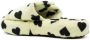 Natasha Zinko Slippers met hartprint Geel - Thumbnail 3