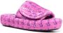 Natasha Zinko Too Sexy slippers met klittenband Roze - Thumbnail 2