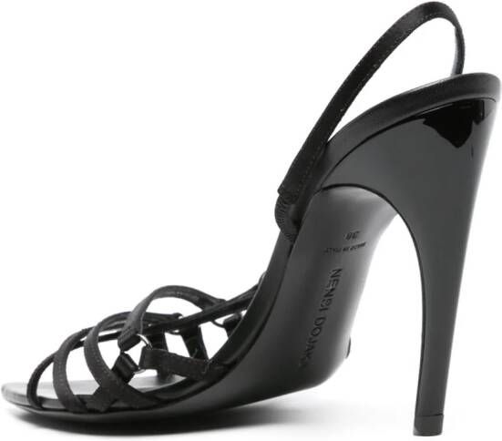 Nensi Dojaka Sandalen met bandjes Zwart