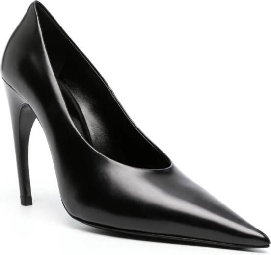 Nensi Dojaka Leren pumps Zwart