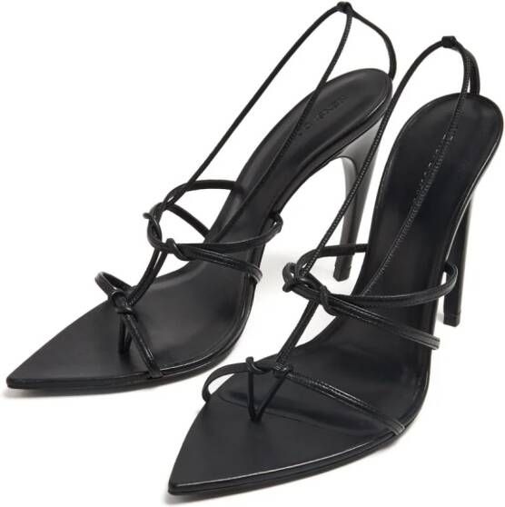 Nensi Dojaka Sandalen met puntige neus Zwart