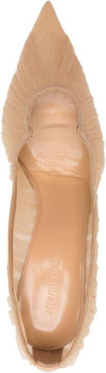 Nensi Dojaka Pumps met puntige neus Beige