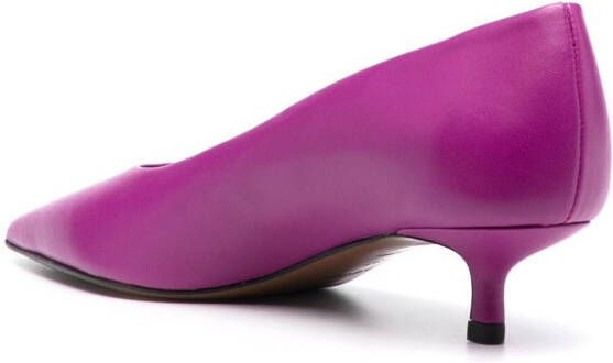 NEOUS Pumps met geknoopt detail Paars