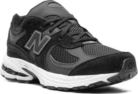 New Balance 2002 "Black White" sneakers Zwart