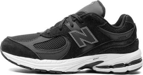 New Balance 2002 "Black White" sneakers Zwart