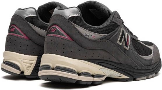 New Balance "2002R Grey Black sneakers" Zwart