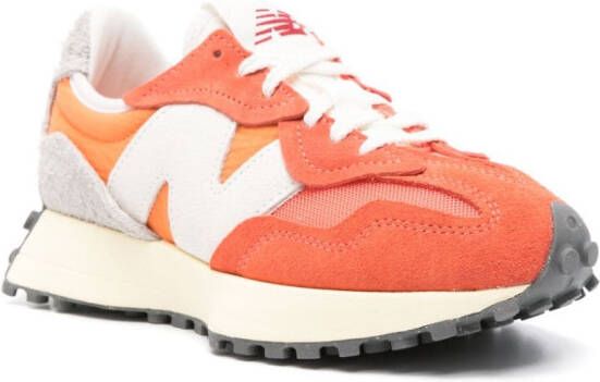 New Balance 327 suède sneakers Oranje