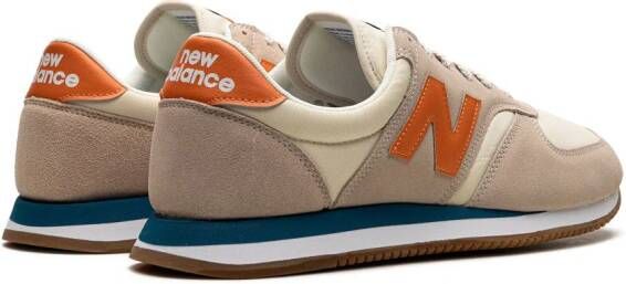 New Balance "420v2 Beige Orange suède sneakers"