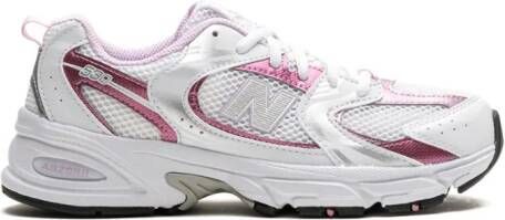 New Balance Kids 530 "White Pink Sugar" sneakers Wit