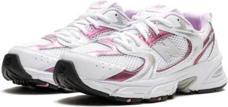 New Balance Kids 530 "White Pink Sugar" sneakers Wit