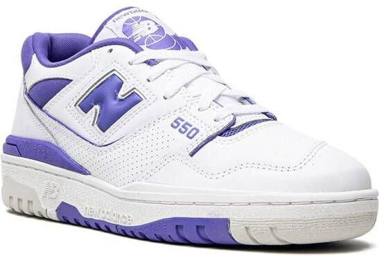 New Balance "550 Aura Purple low-top sneakers " Wit