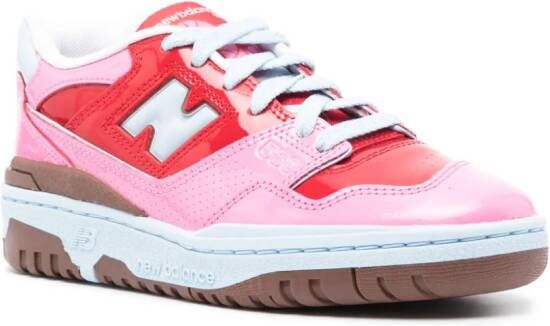 New Balance 550 sneakers met contrast Rood