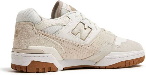 New Balance 550 leren sneakers met vlakken Beige