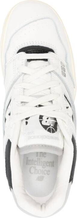New Balance 550 leren sneakers met vlakken Wit