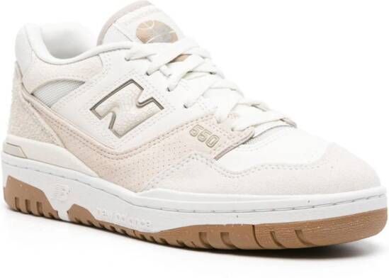 New Balance 550 leren sneakers met vlakken Beige