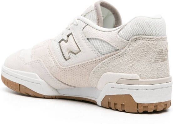 New Balance 550 leren sneakers met vlakken Beige