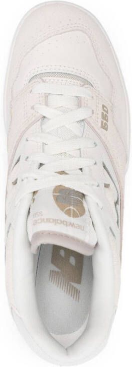 New Balance 550 leren sneakers met vlakken Beige