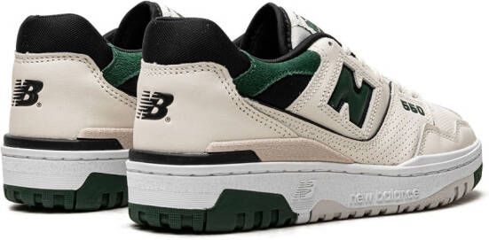 New Balance "550 Sea Salt Pine Green sneakers" Wit