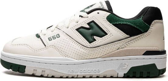 New Balance "550 Sea Salt Pine Green sneakers" Wit