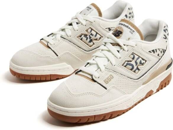 New Balance 550 sneakers met luipaardprint Beige