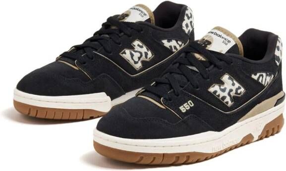 New Balance 550 sneakers met luipaardprint Zwart