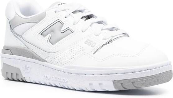 New Balance "550 White Gray sneakers" Wit