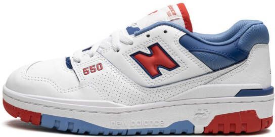 New Balance "550 White Red Blue sneakers" Wit