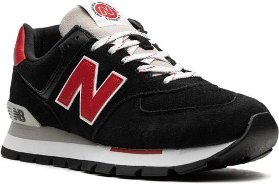 New Balance "574 Black Red sneakers" Zwart