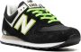New Balance "574 Black White Green sneakers" Zwart - Thumbnail 2