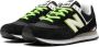 New Balance "574 Black White Green sneakers" Zwart - Thumbnail 5
