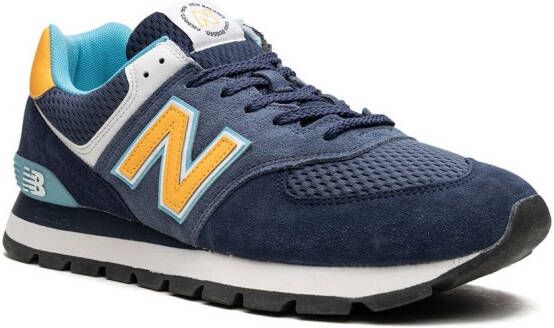 New Balance 574 "Blue Yellow" sneakers Blauw