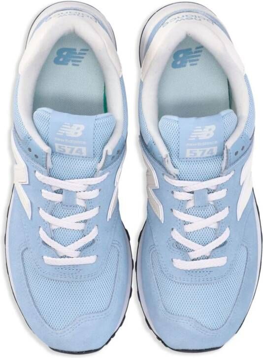 New Balance 574 "Light Blue White" sneakers Blauw