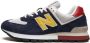 New Balance 574 low-top sneakers Blauw - Thumbnail 5