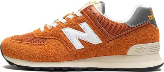 New Balance 574 "Orange White" sneakers Oranje