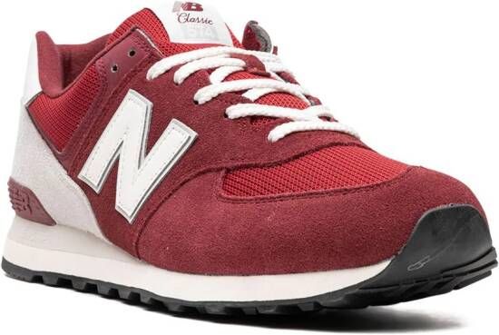 New Balance "574 Red White sneakers" Rood