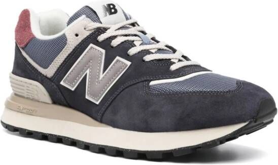 New Balance 574 suède sneakers Blauw