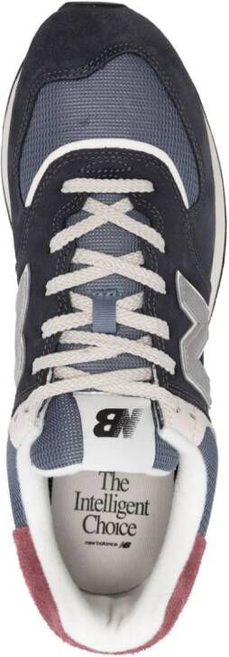 New Balance 574 suède sneakers Blauw